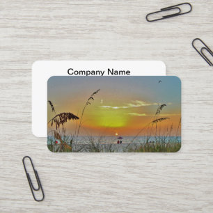 Sunset Retirement Business Cards #11 Visitenkarte