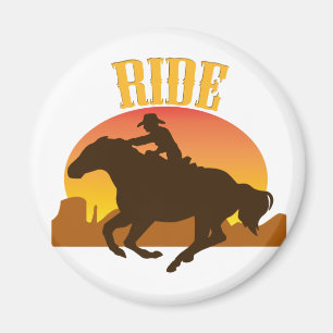 Sunset Ride Magnet