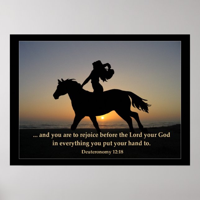 Sunset Ride POSTER Print (Vorne)