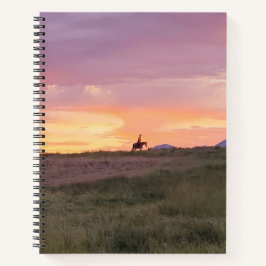 Sunset Ride Spiral Notebook Notizbuch