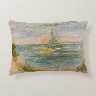 Sunset Sail Accent Pillow Dekokissen