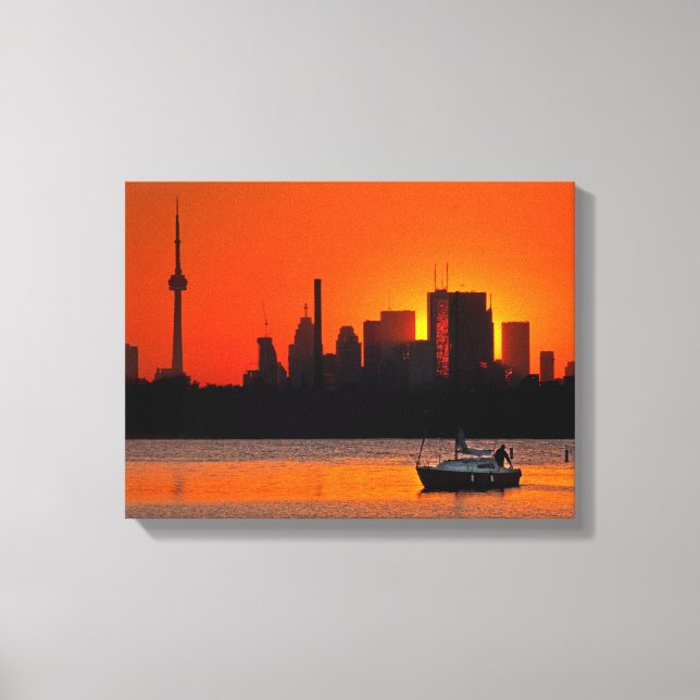Sunset Sail Leinwanddruck (Vorderseite)