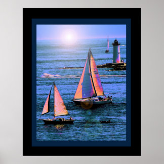 Sunset Sail Poster