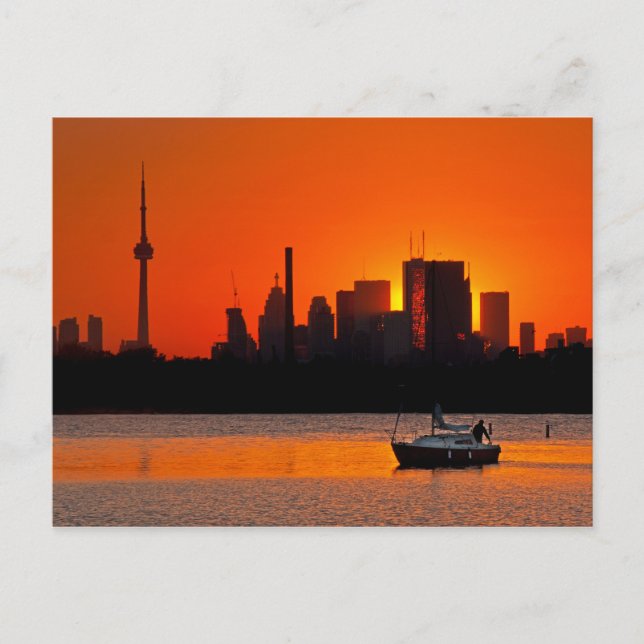 Sunset Sail Postkarte (Vorderseite)