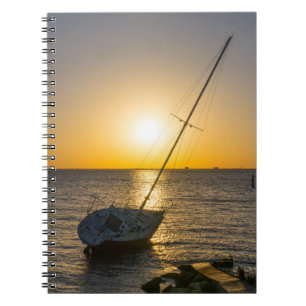 Sunset Sailboat naufrage Gulf Breeze FL Carnet