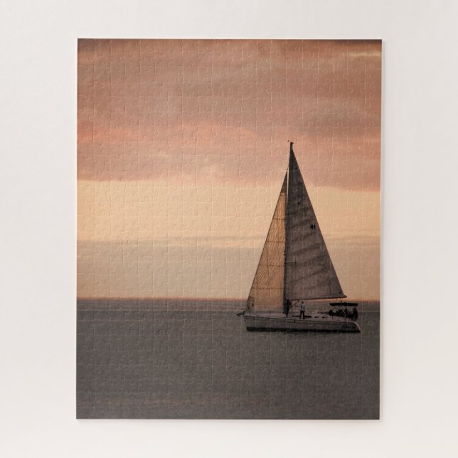 Sunset Sailing Cruise - 16x20 - 520 Stk. (Vertikal)