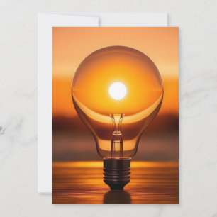 "Sunset Sea Horizon - Royalty Free Stock Illustrat Einladung