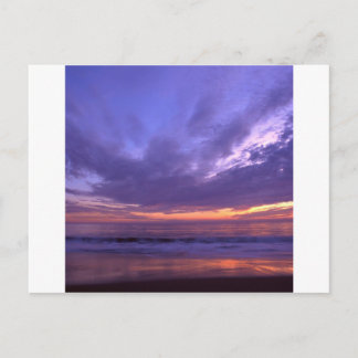 Sunset Seabright Santa Cruz Postkarte