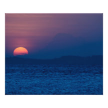 Sunset seen