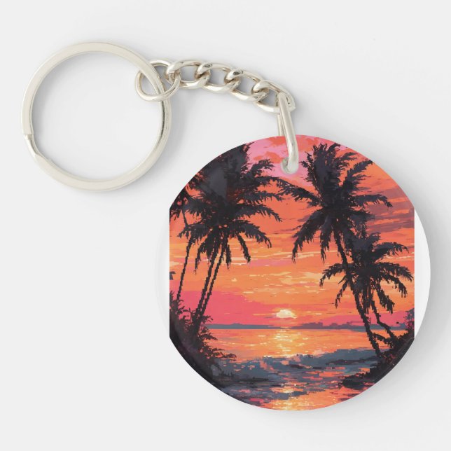 Sunset Serenity Beach Scene (Devant)