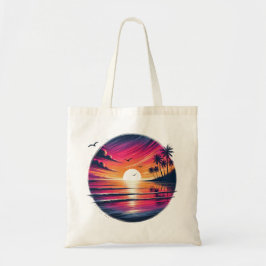Sunset Serenity – Coastal Dreamscape Tote Tragetasche