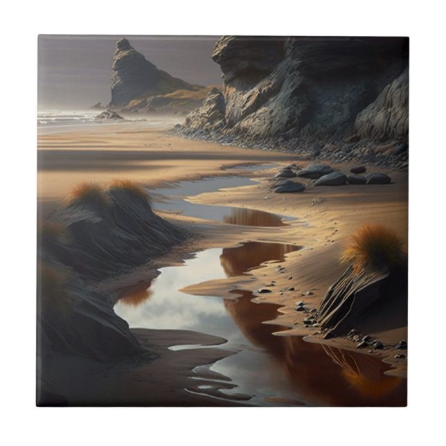 Sunset Shore Fliese (Vorderseite)