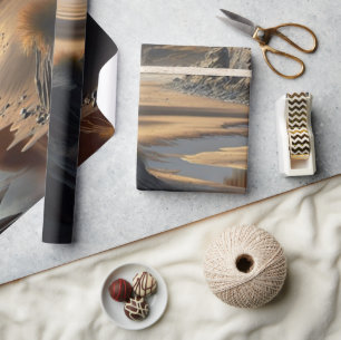 Sunset Shore Geschenkpapier