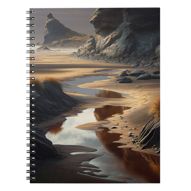 Sunset Shore Notizblock (Vorderseite)