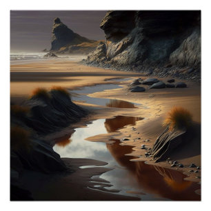 Sunset Shore Poster
