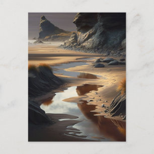 Sunset Shore Postkarte