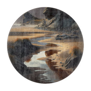 Sunset Shore Schneidebrett