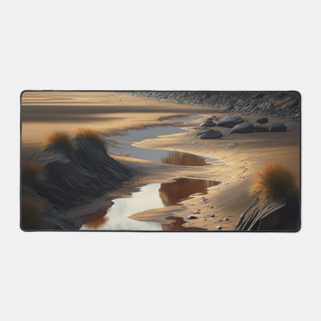 Sunset Shore Schreibtischunterlage (Vorderseite)