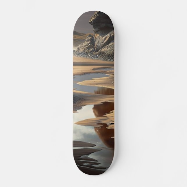 Sunset Shore Skateboard (Vorderseite)