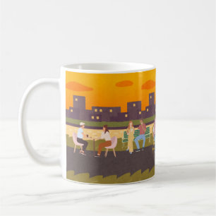 Sunset Sips Café – Urban Chill Becher Kaffeetasse