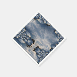 Sunset Skies Fraktal Serviette