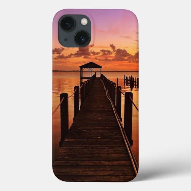 Sunset Sky Case-Mate iPhone Hülle (Rückseite)