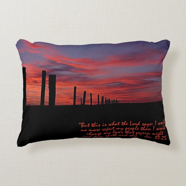 Sunset Sky Inspiration Dekokissen (Vorderseite)