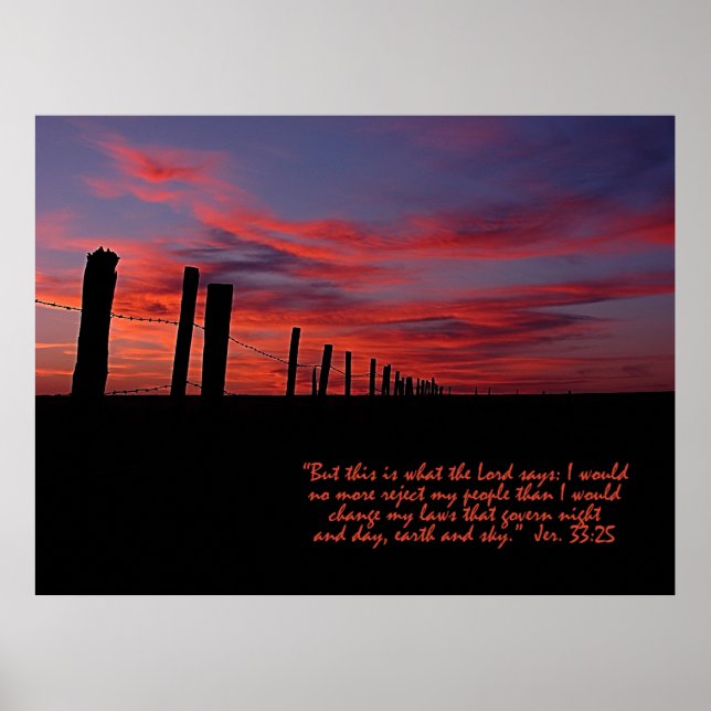 Sunset Sky Inspiration Poster (Vorne)