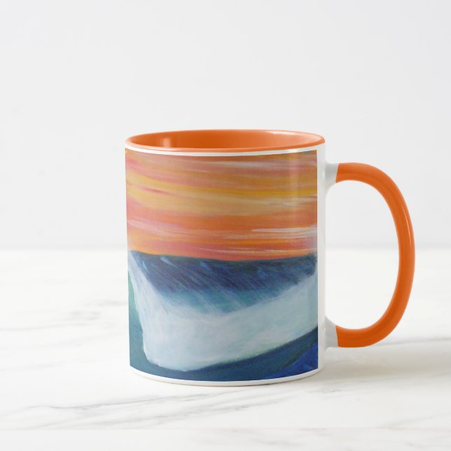Sunset Sky Orange Tasse (Rechts)