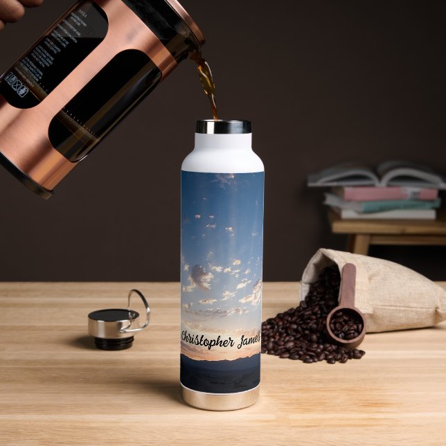 Sunset Sky Personalisiert Trinkflasche (Kaffee)