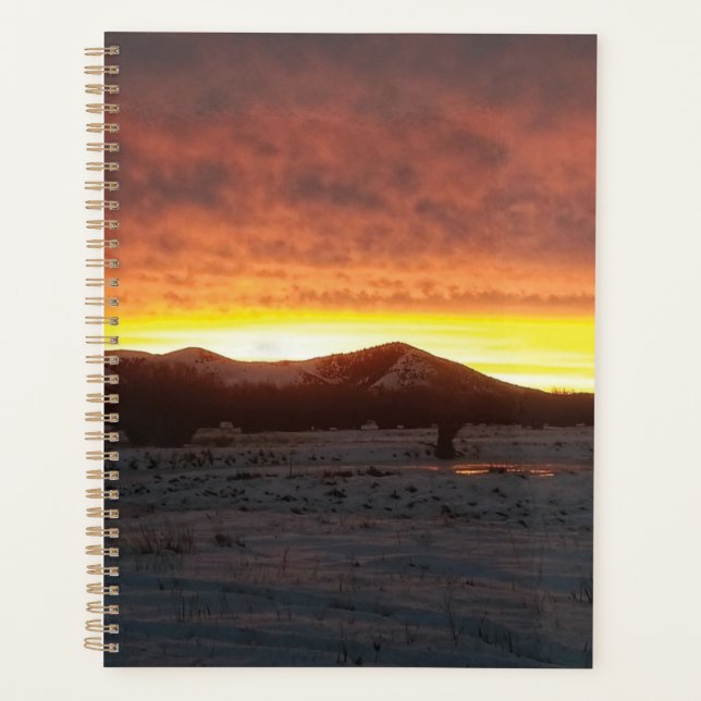 Sunset Snow Planner Planer (Vorderseite)