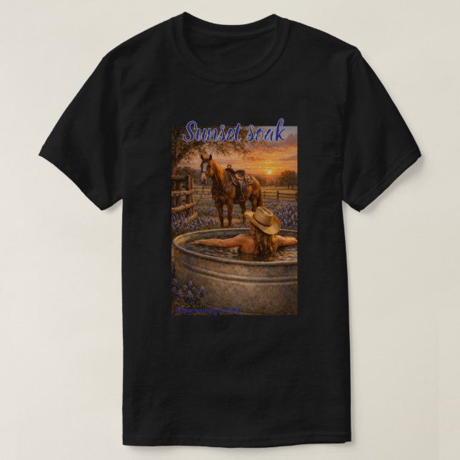 Sunset soak T-Shirt (Design vorne)