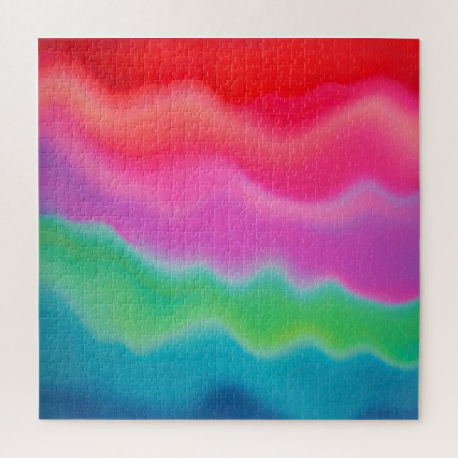 "Sunset Sorbet" Abstrakte Kunst (Vertikal)