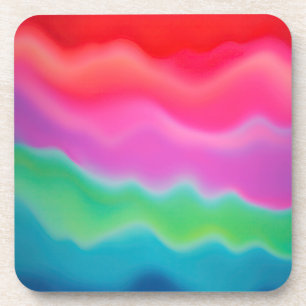 "Sunset Sorbet" Abstrakte Kunst Getränkeuntersetzer