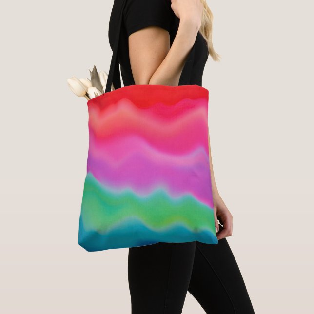 "Sunset Sorbet" Abstrakte Kunst Tasche (Von Nahem)