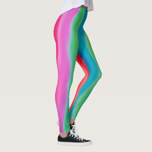 "Sunset Sorbet" Farbige Abstrakte Kunst Leggings