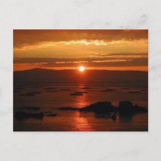 Sunset Spanien Postkarte