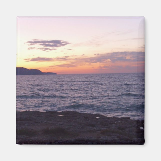 Sunset Square Magnet (Vorne)