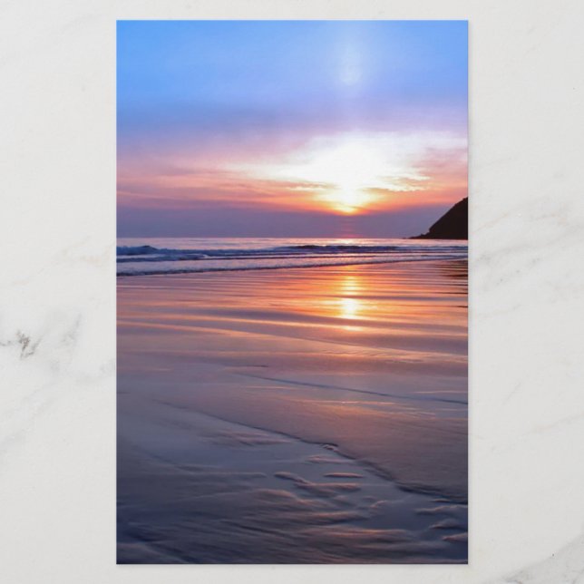 Sunset St Bees Footprint (Vorderseite)