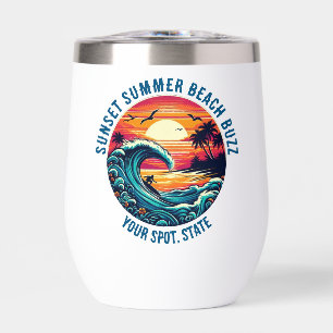 Sunset Summer Beach Buzz