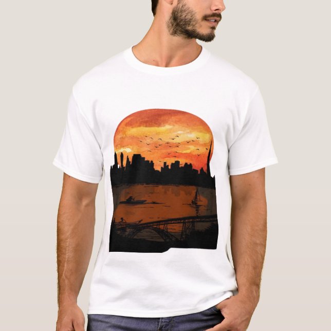 Sunset Sun T - Shirt (Vorderseite)