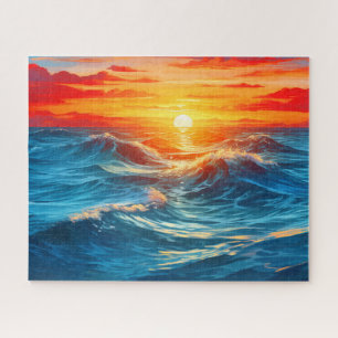 Sunset Sunrise Sundown Ocean Waves Naturemeer