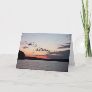 Sunset Sympathy Card Karte