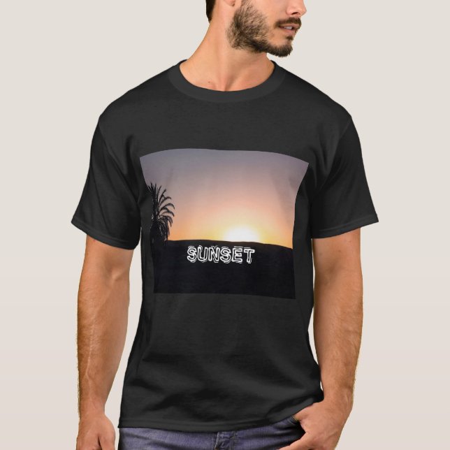 SUNSET T SHIRT (Vorderseite)