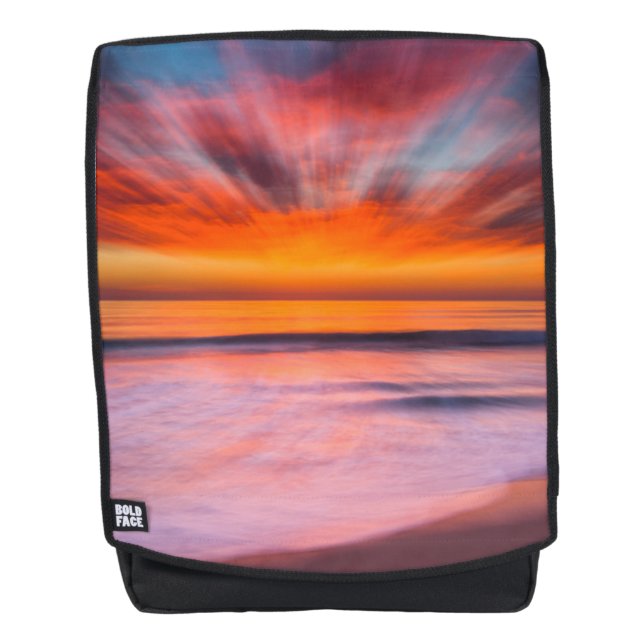 Sunset Tamarack Beach| Carlsbad, CA Rucksack (Vorderseite)