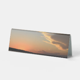 Sunset Tent sign for party (matches wrapping paper Tischaufsteller