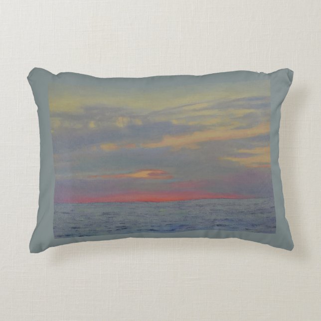 Sunset Throw Kissen (Vorderseite)