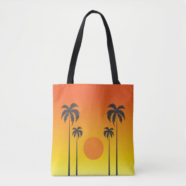 Sunset Tote Bag Tasche (Vorderseite)