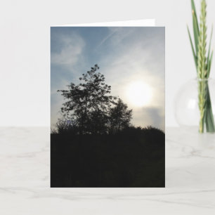 Sunset Tree Karte