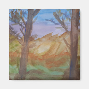 Sunset Trees Magnet